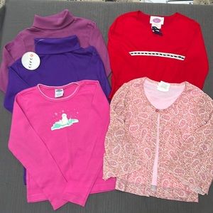 **LOT OF GIRL’S TOPS **  SZ 6/6X